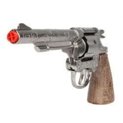 GONHER - REVOLVER DE COWBOY 8 COUPS  AVEC ÉTUI - MÉTAL